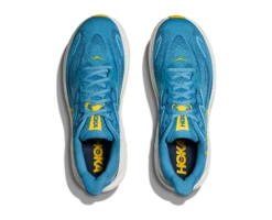 Hoka Men's Clifton 10 WIDE (ALF - Alpine Blue/Foggy Night) -TCRunning Shop 1162030 ALF 2 c920d601 1462 4cc4 b78f 55d606435d75