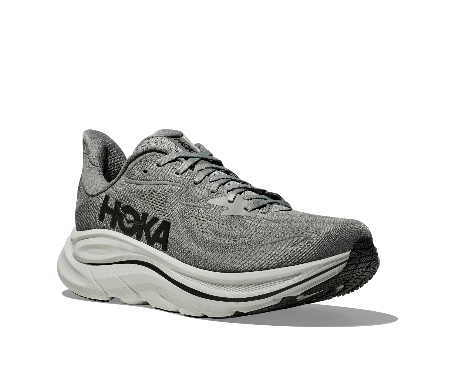 Hoka Men's Clifton 10 WIDE (GYST - Galactic Grey/Asteroid) 3 Hoka Men's Clifton 10 WIDE (GYST - Galactic Grey/Asteroid) - Image 3