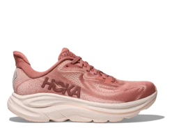 Hoka Women's Clifton 10 WIDE (BHRS - Blush/Rose Latte)