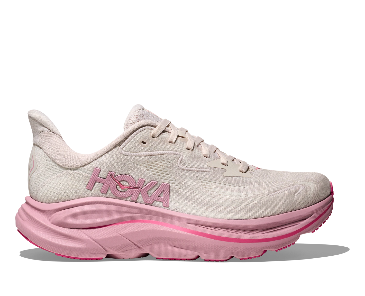 Hoka Women's Clifton 10 WIDE (RMD - Rose Cream/Dried Rose) 1 Hoka Women's Clifton 10 WIDE (RMD - Rose Cream/Dried Rose)