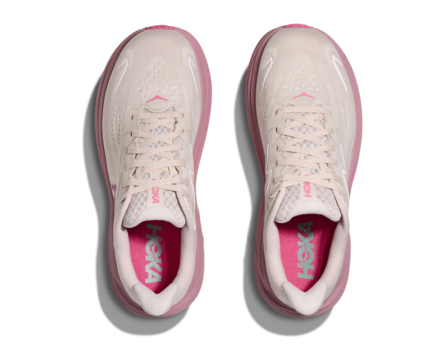 Hoka Women's Clifton 10 WIDE (RMD - Rose Cream/Dried Rose) 5 Hoka Women's Clifton 10 WIDE (RMD - Rose Cream/Dried Rose) - Image 5