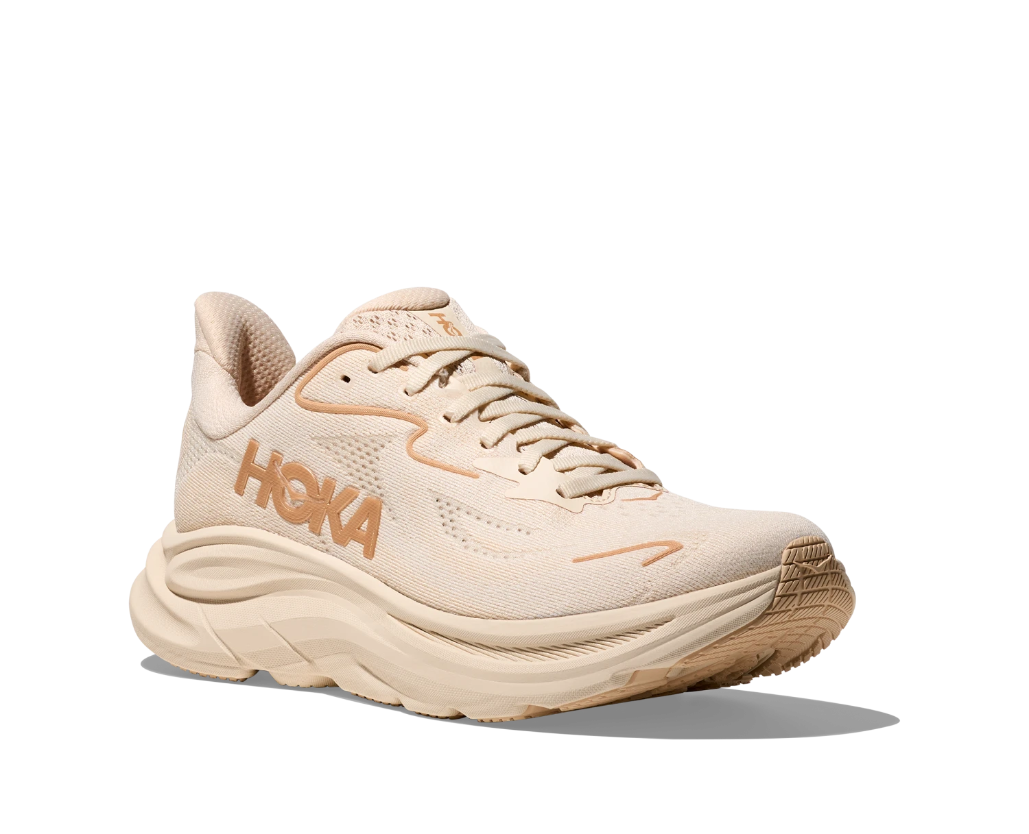 Hoka Women's Clifton 10 WIDE (VCH - Vanilla/Birch) 3 Hoka Women's Clifton 10 WIDE (VCH - Vanilla/Birch) - Image 3