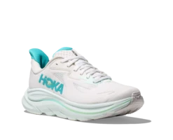 Hoka Women's Clifton 10 (WTCL - White/Cielo Blue) -TCRunning Shop 1162031 WTCL 6 1