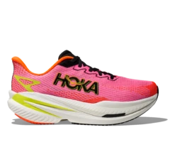 Hoka Women's Mach X 3 (NNRS - Neon Rose/Neon Tangerine)