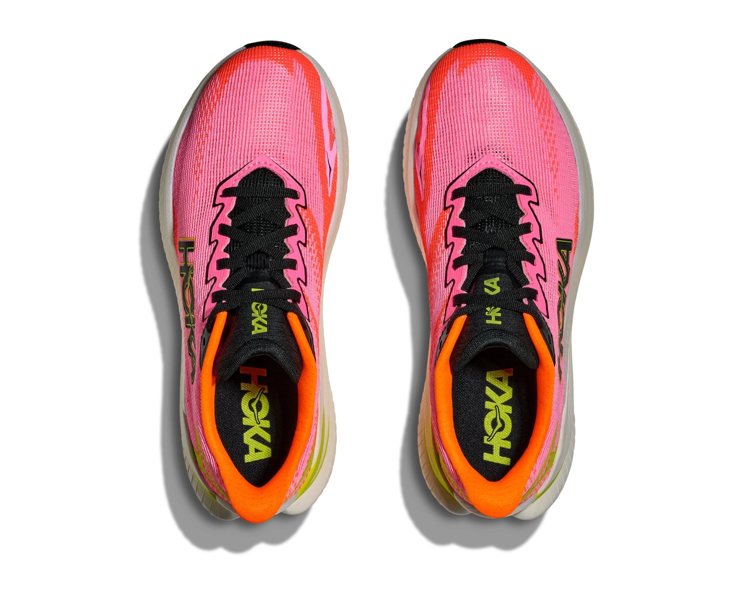 Hoka Women's Mach X 3 (NNRS - Neon Rose/Neon Tangerine) 5 Hoka Women's Mach X 3 (NNRS - Neon Rose/Neon Tangerine) - Image 5