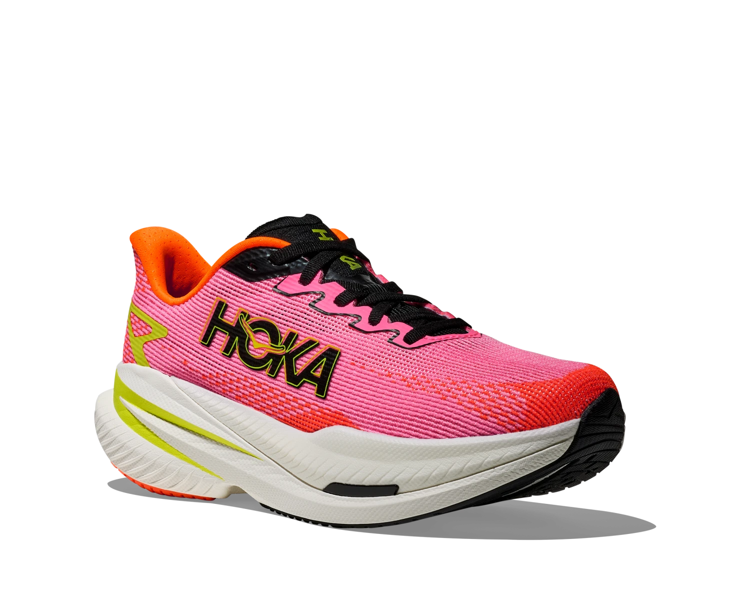 Hoka Women's Mach X 3 (NNRS - Neon Rose/Neon Tangerine) 3 Hoka Women's Mach X 3 (NNRS - Neon Rose/Neon Tangerine) - Image 3