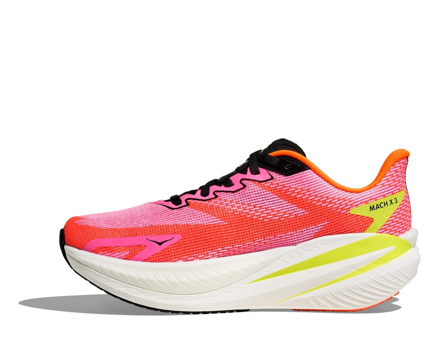 Hoka Women's Mach X 3 (NNRS - Neon Rose/Neon Tangerine) 2 Hoka Women's Mach X 3 (NNRS - Neon Rose/Neon Tangerine) - Image 2