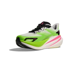 Hoka Women's Mach X 3 (WNL - White/Neon Lime) -TCRunning Shop 1168721 WNL 3