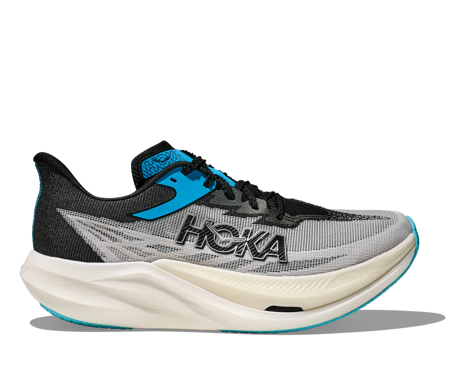 Hoka Unisex Rocket X 3 (WBLC - White/Black) 1 Hoka Unisex Rocket X 3 (WBLC - White/Black)