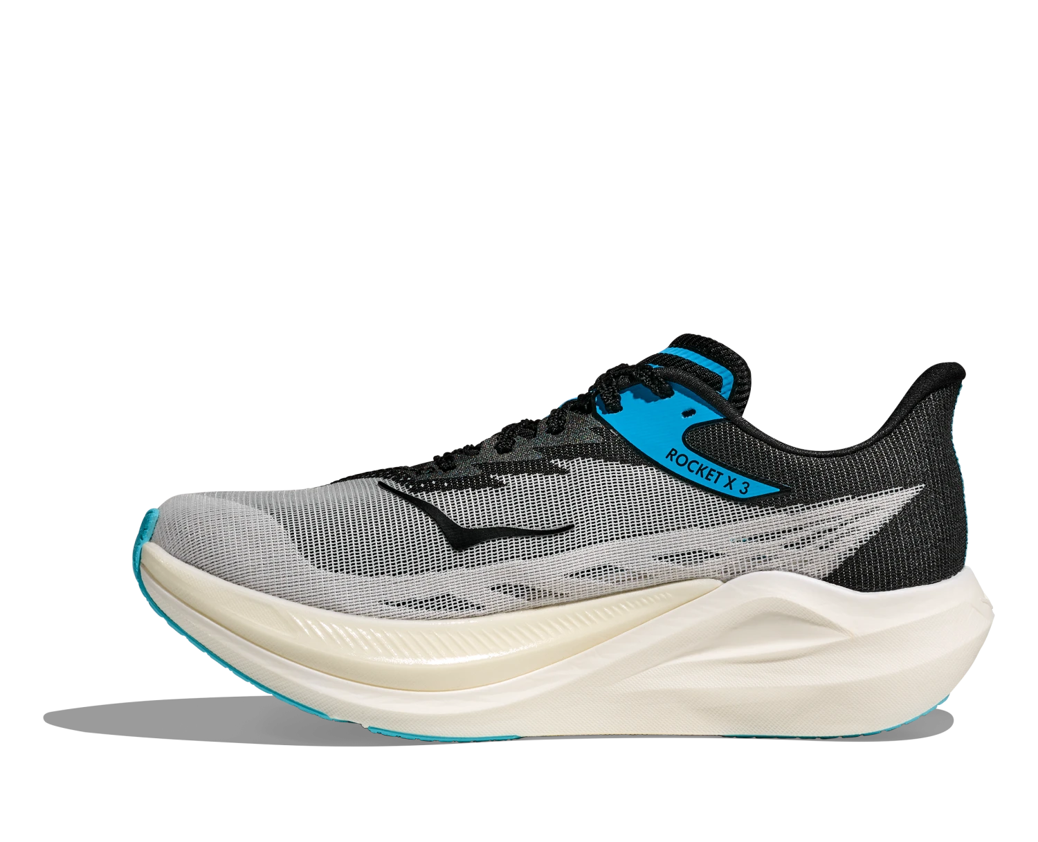 Hoka Unisex Rocket X 3 (WBLC - White/Black) 2 Hoka Unisex Rocket X 3 (WBLC - White/Black) - Image 2