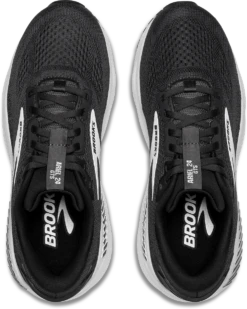 BROOKS Women's Ariel GTS 24 (016 - Ebony/Black/White) -TCRunning Shop 120414 016 O Ariel GTS 24