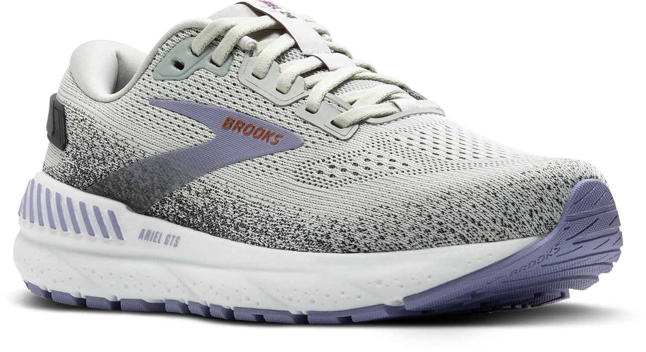 BROOKS Women's Ariel GTS 24 (080 - Mercury/Ebony/Sweet Lavender) 2 BROOKS Women's Ariel GTS 24 (080 - Mercury/Ebony/Sweet Lavender) - Image 2