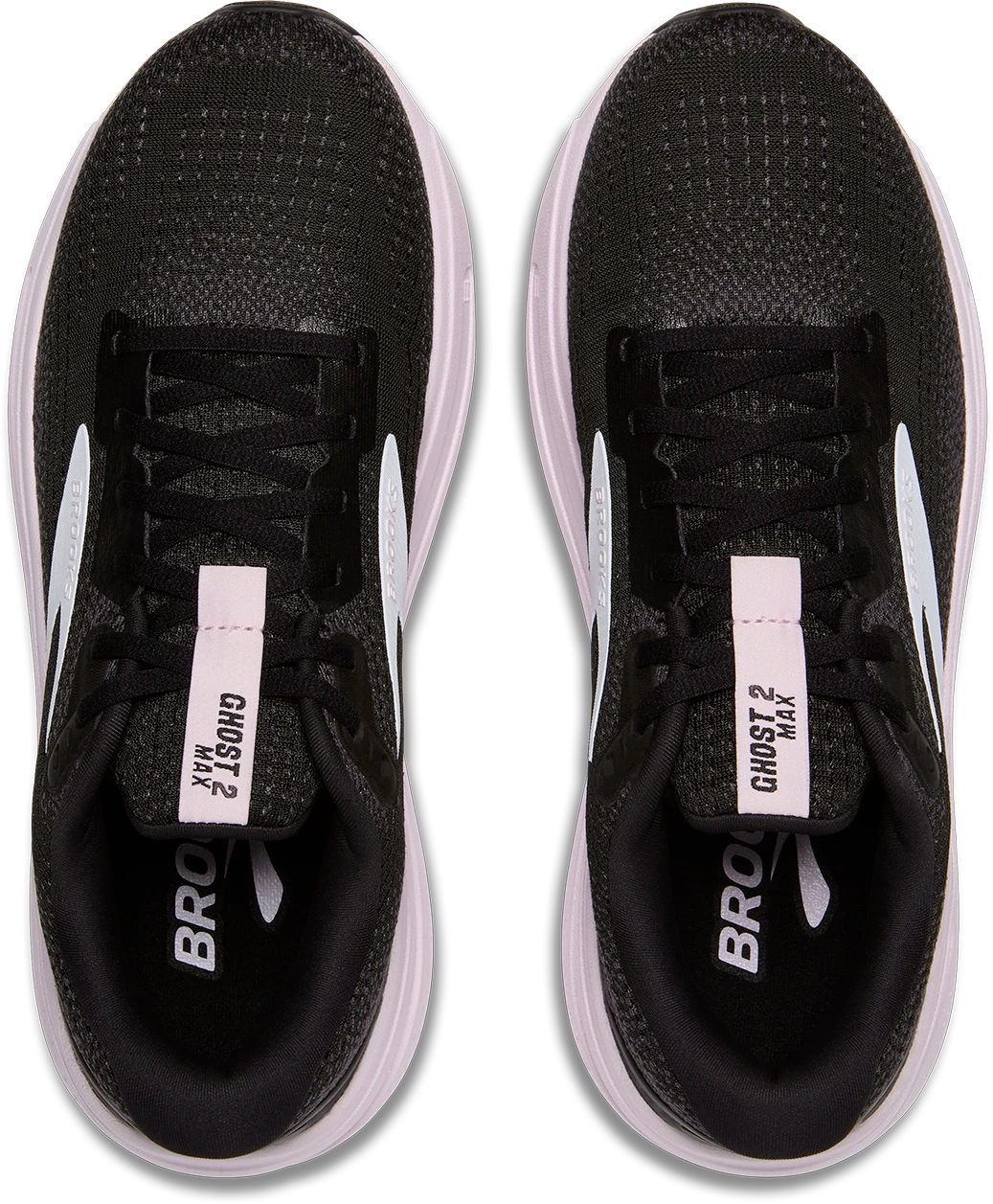 BROOKS Women's Ghost Max 2 (077 - Black/White/Orchid Ice) 4 BROOKS Women's Ghost Max 2 (077 - Black/White/Orchid Ice) - Image 4