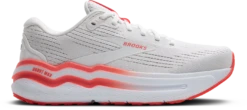 BROOKS Women's Ghost Max 2 (174 - White/Hot Coral)