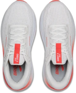 BROOKS Women's Ghost Max 2 (174 - White/Hot Coral) -TCRunning Shop 120420 174 O Ghost Max 2