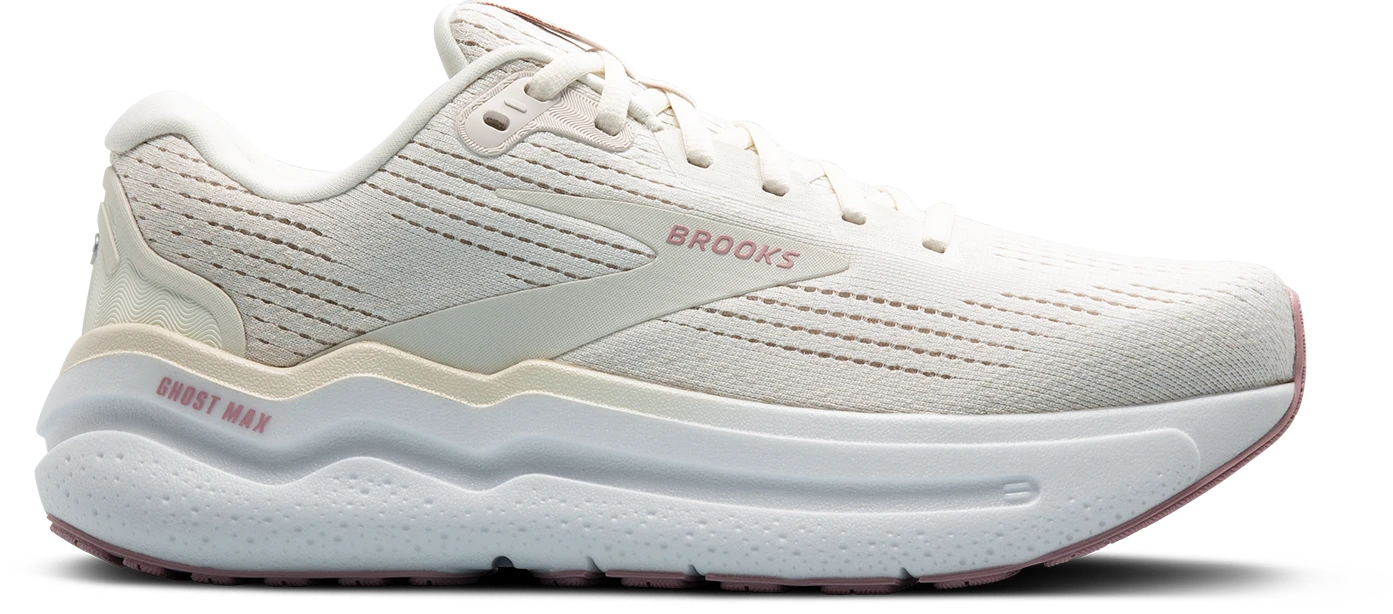 BROOKS Women's Ghost Max 2 (190 - Coconut Milk/Gray/Zephyr) 1 BROOKS Women's Ghost Max 2 (190 - Coconut Milk/Gray/Zephyr)