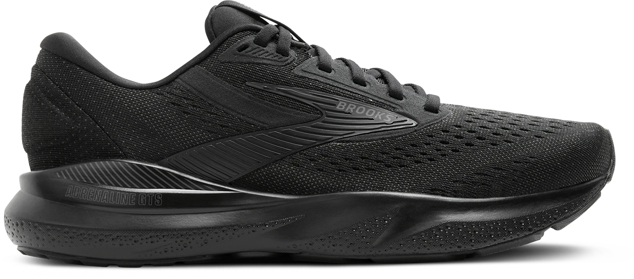 BROOKS Women's Adrenaline GTS 24 (020 - Black/Black/Ebony) 1 BROOKS Women's Adrenaline GTS 24 (020 - Black/Black/Ebony)