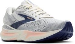 BROOKS Women's Adrenaline GTS 24 (140 - Grey/Blue Ribbon/Peach) -TCRunning Shop 120426 140 A Adrenaline GTS 24