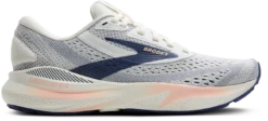 BROOKS Women's Adrenaline GTS 24 (140 - Grey/Blue Ribbon/Peach)