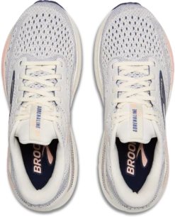 BROOKS Women's Adrenaline GTS 24 (140 - Grey/Blue Ribbon/Peach) -TCRunning Shop 120426 140 O Adrenaline GTS 24