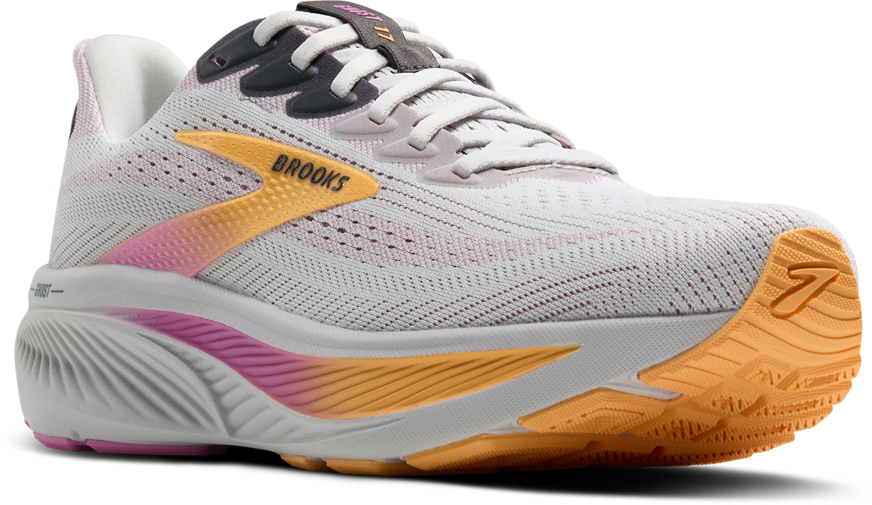 BROOKS Women's Ghost 17 WIDE (070 - Oyster/Apricot/Pink) 3 BROOKS Women's Ghost 17 WIDE (070 - Oyster/Apricot/Pink) - Image 3