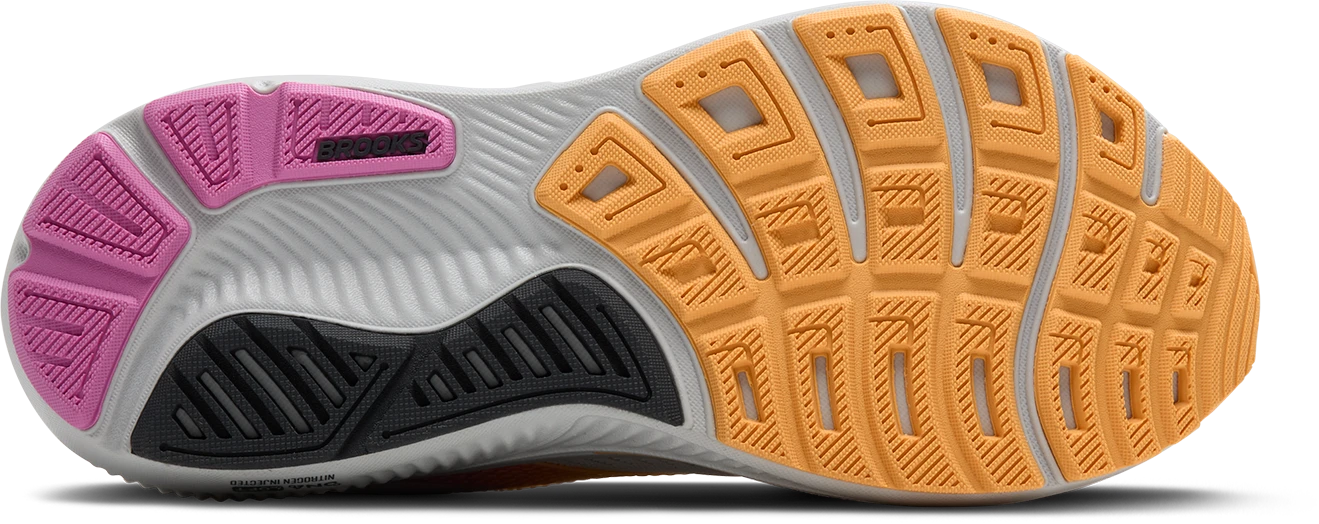 BROOKS Women's Ghost 17 WIDE (070 - Oyster/Apricot/Pink) 6 BROOKS Women's Ghost 17 WIDE (070 - Oyster/Apricot/Pink) - Image 6