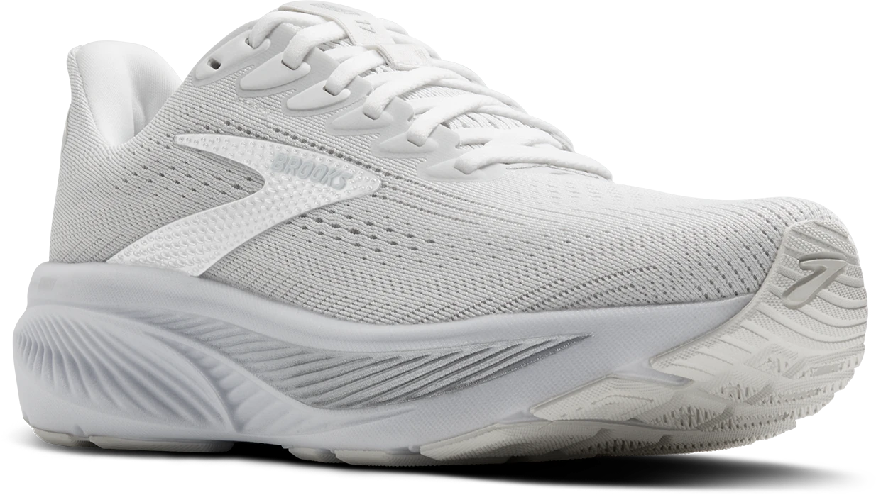BROOKS Women's Ghost 17 (151 - White/White/Grey) 3 BROOKS Women's Ghost 17 (151 - White/White/Grey) - Image 3