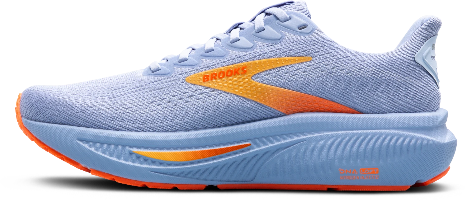 BROOKS Women's Ghost 17 (443 - Blue Heron/White/Orange) 2 BROOKS Women's Ghost 17 (443 - Blue Heron/White/Orange) - Image 2