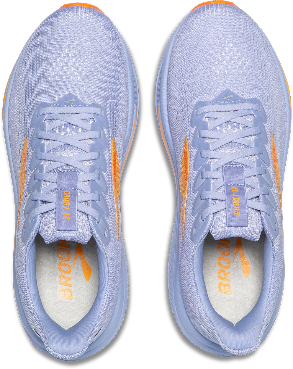 BROOKS Women's Ghost 17 (443 - Blue Heron/White/Orange) 4 BROOKS Women's Ghost 17 (443 - Blue Heron/White/Orange) - Image 4
