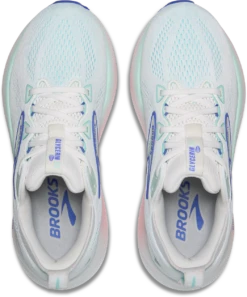 BROOKS Women's Glycerin 22 WIDE (110 - White/Limpet Shell/Amparo Blue) -TCRunning Shop 120434 110 O Glycerin 22