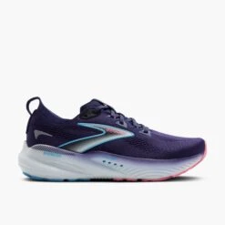 BROOKS Women's Glycerin GTS 22 WIDE (429 - Blue Ribbon/Peacoat/Dianthus)