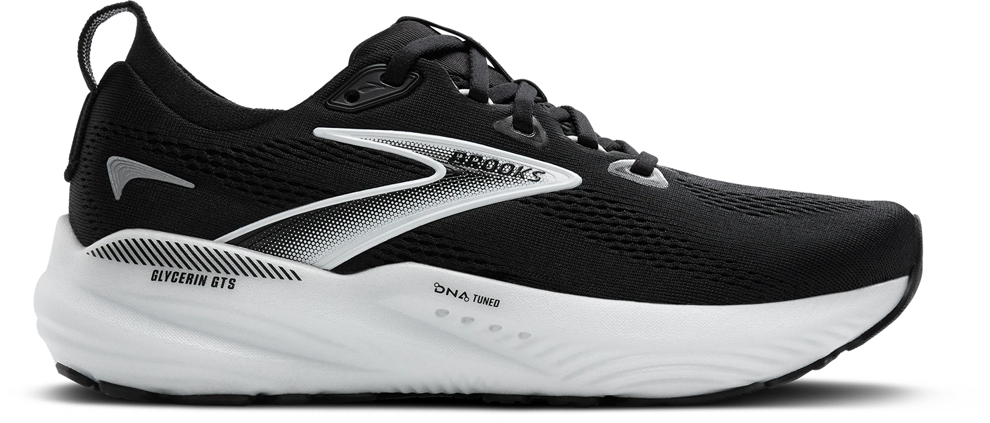 BROOKS Women's Glycerin GTS 22 (090 - Black/Grey/White) 1 BROOKS Women's Glycerin GTS 22 (090 - Black/Grey/White)