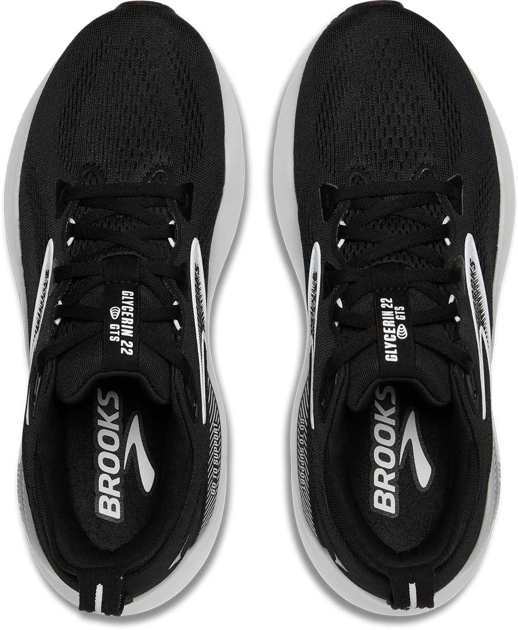 BROOKS Women's Glycerin GTS 22 (090 - Black/Grey/White) 4 BROOKS Women's Glycerin GTS 22 (090 - Black/Grey/White) - Image 4
