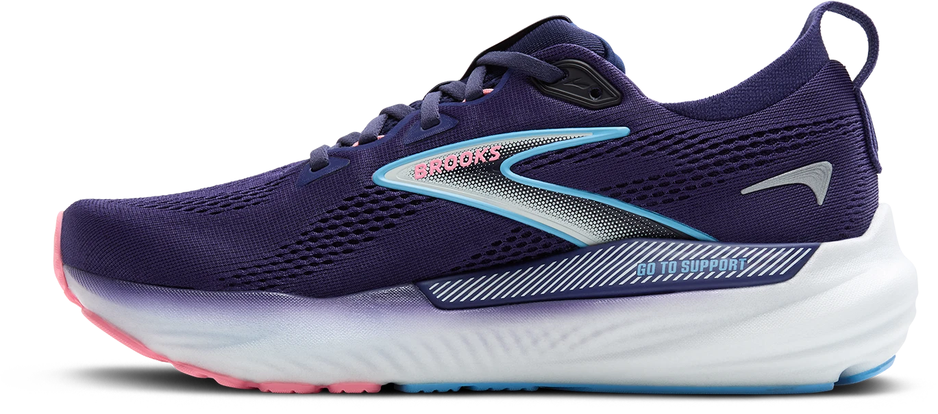 BROOKS Women's Glycerin GTS 22 (429 - Blue Ribbon/Peacoat/Dianthus) 2 BROOKS Women's Glycerin GTS 22 (429 - Blue Ribbon/Peacoat/Dianthus) - Image 2