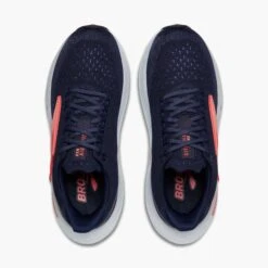 BROOKS Women's Glycerin Max (439 - Peacoat/Blue Ribbon/Hot Coral) -TCRunning Shop 120436 439 o glycerin max womens neutral cushion running shoe