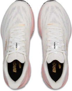 BROOKS Women's Launch 11 (164 - White/Gold/Pink) -TCRunning Shop 120439 164 O Launch 11