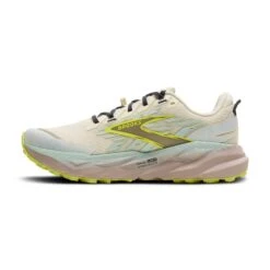 BROOKS Women's Cascadia 19 (117 - Coconut/Misty Blue/Ebony) -TCRunning Shop 120446 117 M Cascadia 19