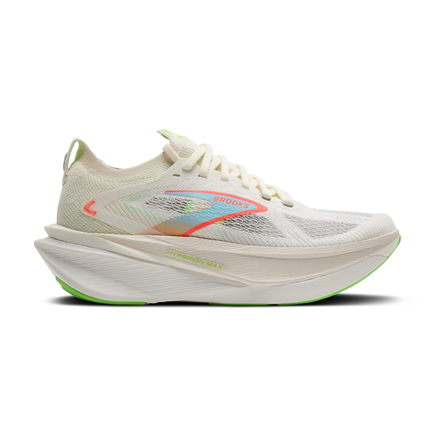 BROOKS Women's Hyperion Max 3 (182 - Coconut/Green Gecko/Pink Clay) 1 BROOKS Women's Hyperion Max 3 (182 - Coconut/Green Gecko/Pink Clay)