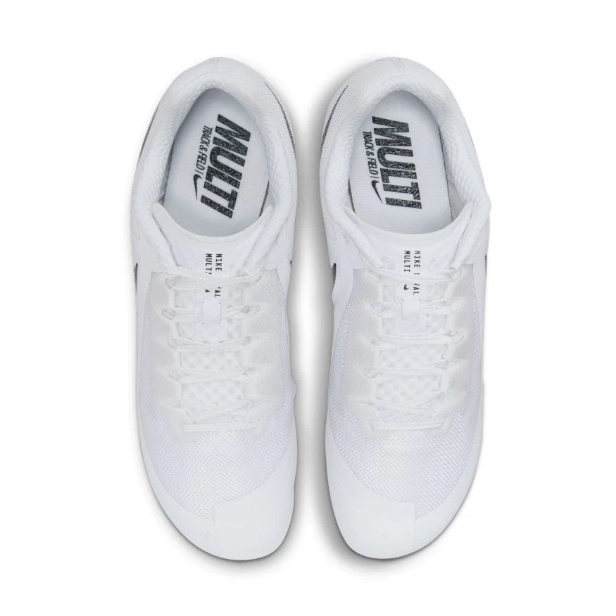 Nike Unisex Zoom Rival Multi (100 - White/Black/Metallic Silver) 4 Nike Unisex Zoom Rival Multi (100 - White/Black/Metallic Silver) - Image 4