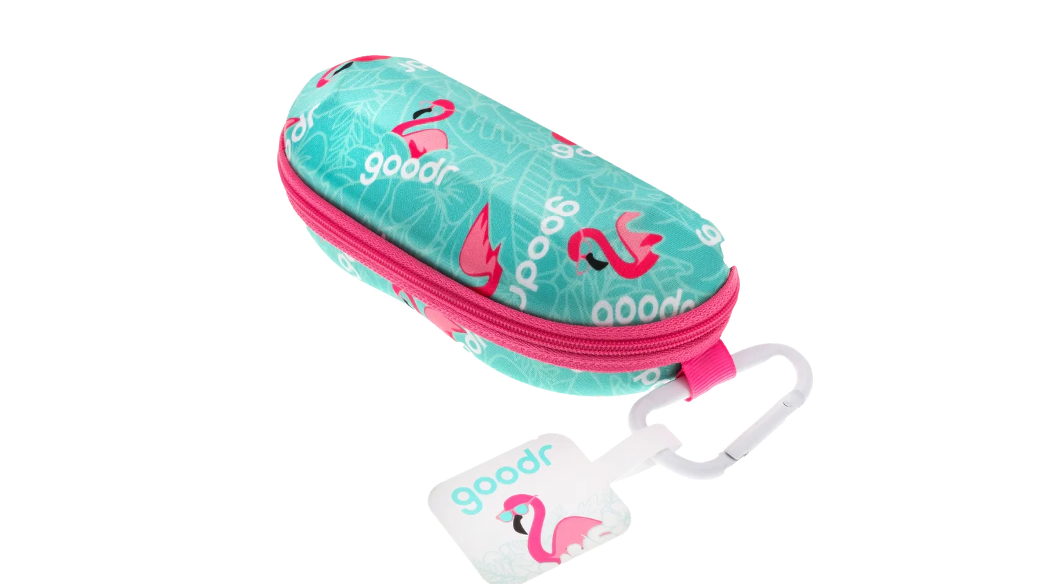 goodr Best Case Scenario Hard Sunglasses Case - Tropical Flamingo 1 goodr Best Case Scenario Hard Sunglasses Case - Tropical Flamingo
