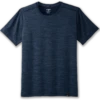 BROOKS Men’s Luxe Short Sleeve (412 - Heather Blue Slate)