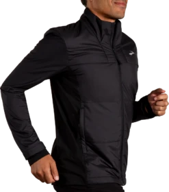 BROOKS Men's Shield Hybrid Jacket 3.0 (001 - Black) -TCRunning Shop 211524 001 MV Shield Hybrid Jacket 3