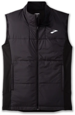 BROOKS Men's Shield Hybrid Vest 3.0 - Black Performance Running Vest