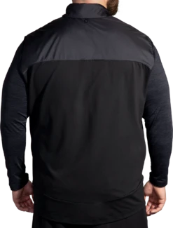 BROOKS Men's Shield Hybrid Vest 3.0 - Black Performance Running Vest 7 BROOKS Men's Shield Hybrid Vest 3.0 - Black Performance Running Vest -TCRunning Shop 211525 001 MB Shield Hybrid Vest 3