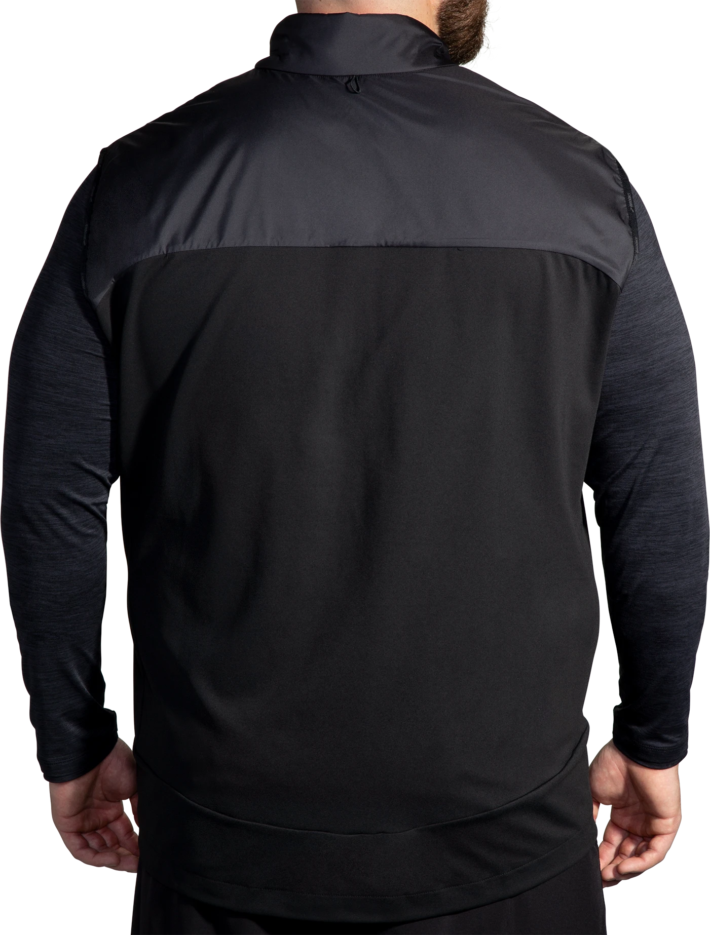 BROOKS Men's Shield Hybrid Vest 3.0 - Black Performance Running Vest 3 BROOKS Men's Shield Hybrid Vest 3.0 - Black Performance Running Vest - Image 3