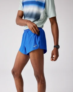BROOKS Men's Breakaway 3" Shorts (448 - Neo Blue) -TCRunning Shop 211536 448 D1 Breakaway 3in Short