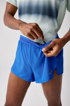 BROOKS Men's Breakaway 3" Shorts (448 - Neo Blue) -TCRunning Shop 211536 448 D2 Breakaway 3in Short