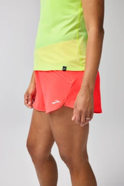 BROOKS Women’s Luxe Short Sleeve (742 - Htr Neo Yellow) -TCRunning Shop 221659 742 D1 Luxe Short Sleeve