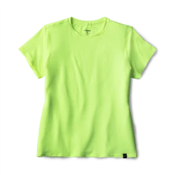 BROOKS Women’s Luxe Short Sleeve (742 - Htr Neo Yellow)