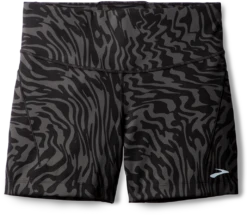 BROOKS Women’s Spark 5” Short Tight (073 - Obsidian Speedscape)